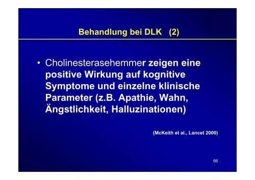 Therapie & Differentialdiagnose der Demenz