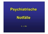 Psychiatrische Notfälle