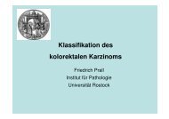 Klassifikation des kolorektalen Karzinoms