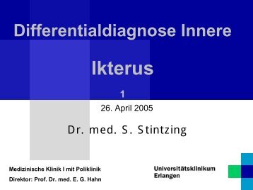 Ikterus - Medizin 1