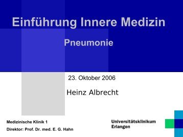 Patientenpräsentation zum Herunterladen - Medizin 1