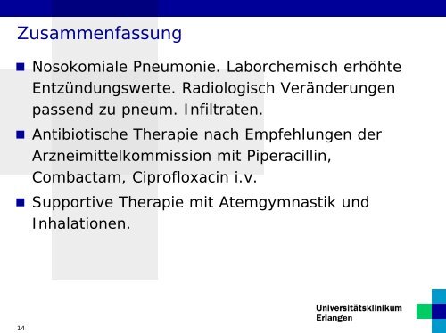 Patientenpräsentation zum Herunterladen - Medizin 1