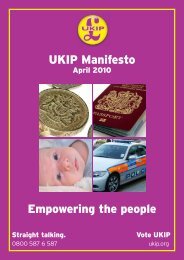 UKIP Manifesto Empowering the people