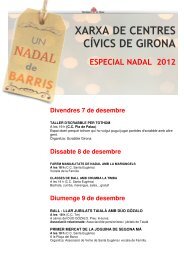 Divendres 7 de desembre - Ajuntament de Girona