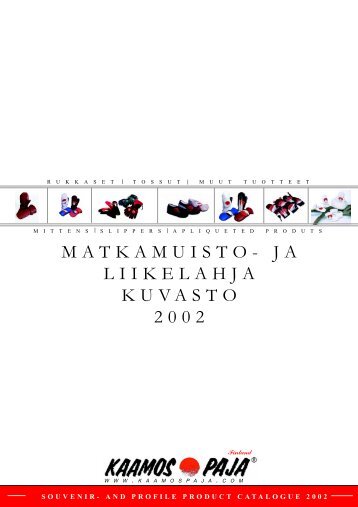 MATKAMUISTO- JA LIIKELAHJA KUVASTO 2002