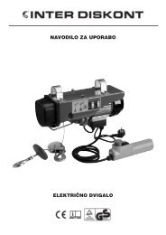 dvigalo elektricno Kaixun IN - Inter diskont