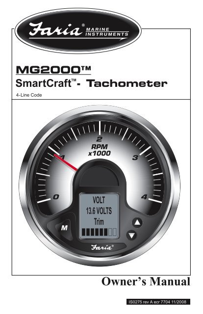 MG2000 - SmartCraft - Faria Instruments