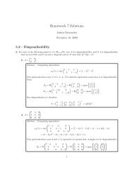 Homework 7 Solutions