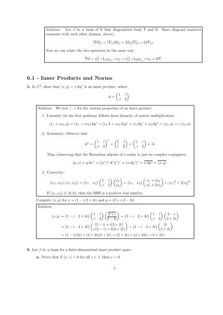 Homework 7 Solutions