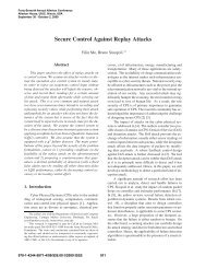 Secure Control against Replay Attack - Electrical and Computer ...