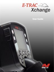 E-TRAC Xchange User Guide - Minelab