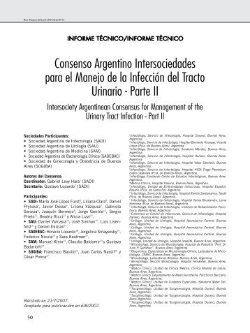 Consenso Argentino de ITU Parte II 06-08-2011