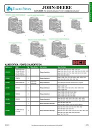 alimentation - Tracto Pièces