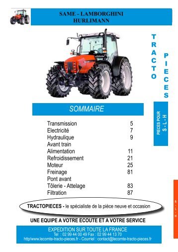 same - lamborghini hurlimann - Tracto Pièces