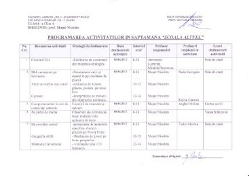 Colegiul Agricol Dr.C.Angelescu – cls. a IX