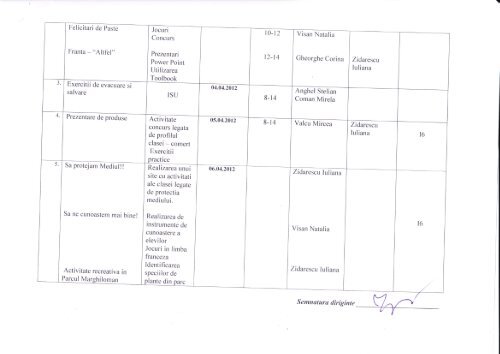 Colegiul Agricol Dr.C.Angelescu – cls. a IX