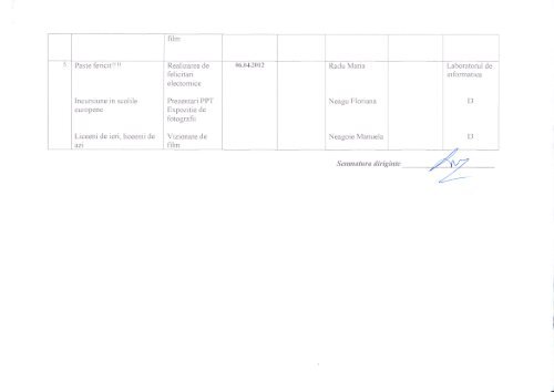 Colegiul Agricol Dr.C.Angelescu – cls. a IX