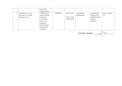 Colegiul Agricol Dr.C.Angelescu – cls. a IX