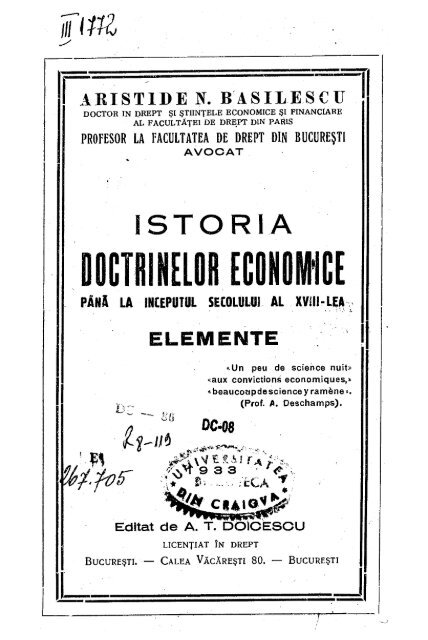 DOCTRINELOR ECONOM10E