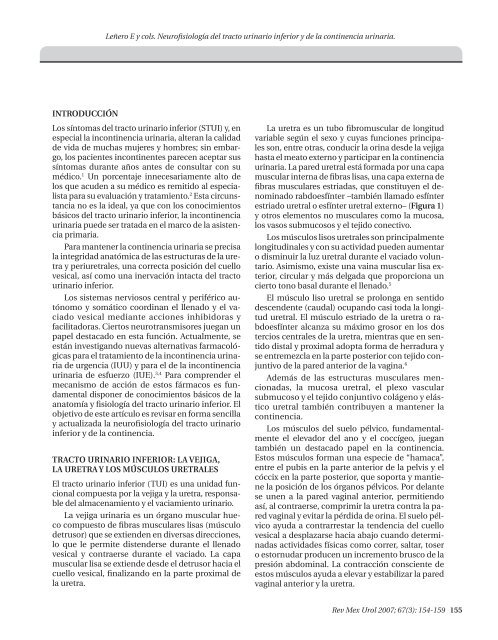 ARTÍCULO ORIGINAL Neurofisiología del tracto ... - edigraphic.com