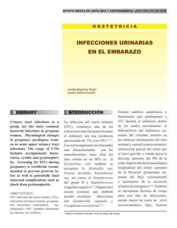 INFECCIONES URINARIAS EN EL EMBARAZO - Binasss