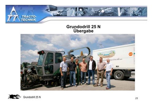 GRUNDODRILL 25 N Vorstellung - Tracto-Technik