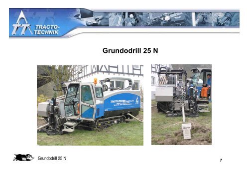 GRUNDODRILL 25 N Vorstellung - Tracto-Technik