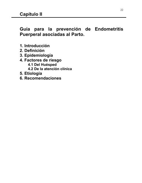 GUIA PARA LA PREVENCIÓN DE INFECCIONES ASOCIADAS A ...