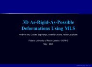 3D As-Rigid-As-Possible Deformations Using MLS - LCG - UFRJ