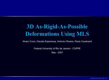 3D As-Rigid-As-Possible Deformations Using MLS - LCG - UFRJ