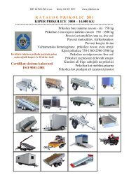 KATALOG MOTORJEV JAWA - prikolice, tovorne prikolice, avto ...