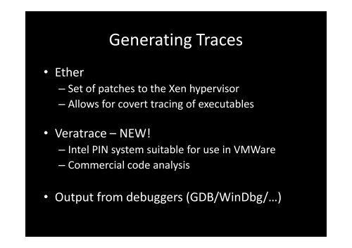 Visual Malware Reversing - Offensive Computing