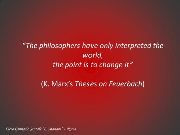 K. Marx's Theses on Feuerbach