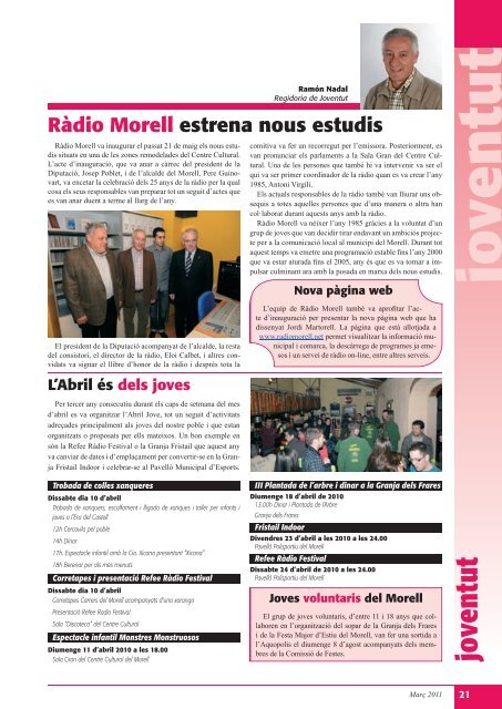 Un teatre-auditori per a tothom - Ajuntament de El Morell