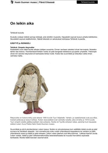 On leikin aika