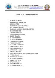 Classi prime 12-13 - Liceo Scientifico 