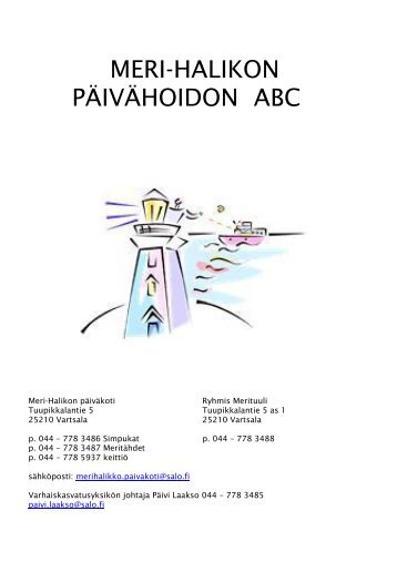 Päiväkodin ABC