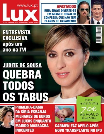 ENTREVISTA EXCLUSIVA após um ano na TVI - Lux - Iol