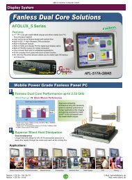 Display System - ABECO Industrie-Computer GmbH