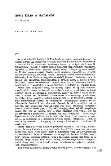 Mnačko, Ladislav: Hogy ízlik a hatalom