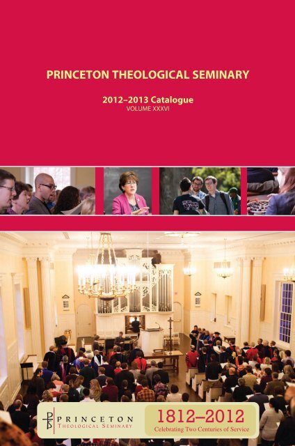 PTS Catalogue - Princeton Theological Seminary