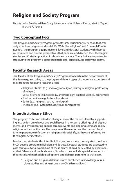 PTS Catalogue - Princeton Theological Seminary