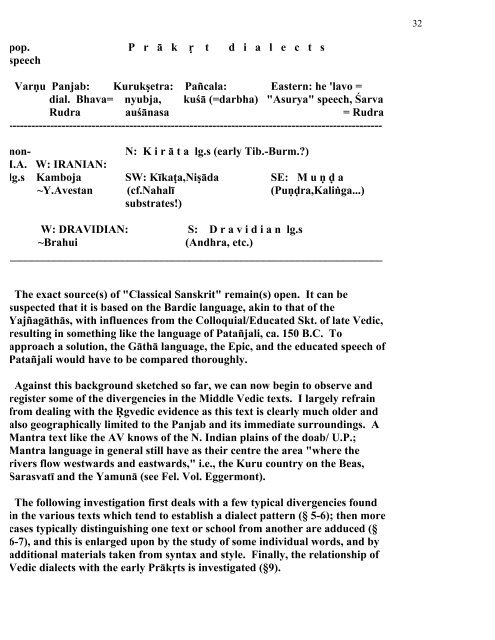 TRACING VEDIC DIALECTS - People.fas.harvard.edu