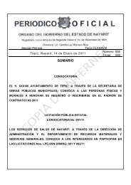 2011 - Gobierno del Estado de Nayarit