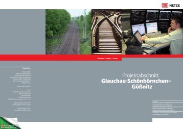 Info-Flyer: Projektabschnitt Glauchau-Schönbörnchen-Gößnitz