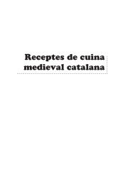 Receptes de cuina medieval catalana - edicions de l'ocell de foc