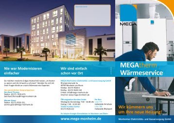 MEGAtherm Wärmeservice - MEGA Monheimer Elektrizitäts