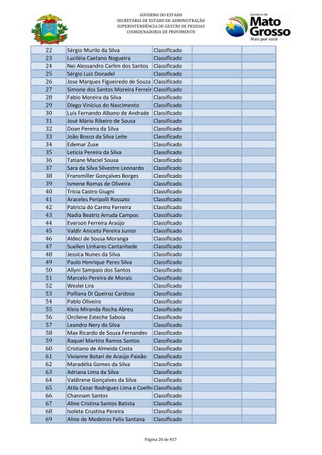 ACOMPANHAMENTO DE NOMEAÇÕES DE CARGOS EFETIVOS