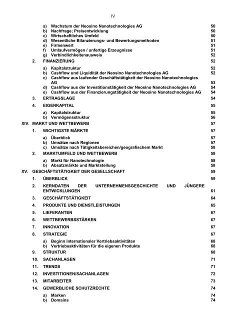 Wertpapierprospekt der Neosino Nanotechnologies AG ... - adinotec