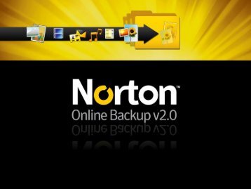 New Norton Online Backup